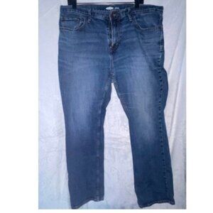 Old Navy Jeans Men Boot Cut Built in Flex 38x28 Blue Denim Straight Fit